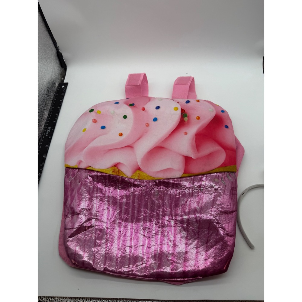 Spirit Halloween Toddler Cupcake Cutie Costume Pink Metallic Sprinkles One Size - Picture 3 of 11